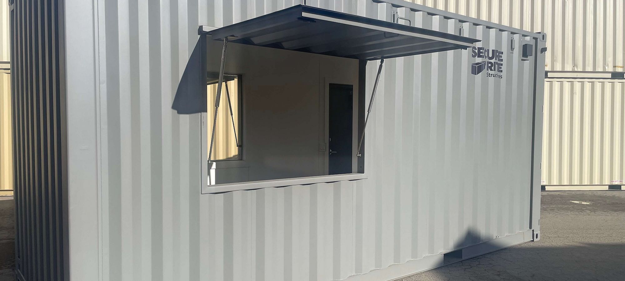 The Compact Genius of a Shipping Container Booth for Ticketing, Events and More!