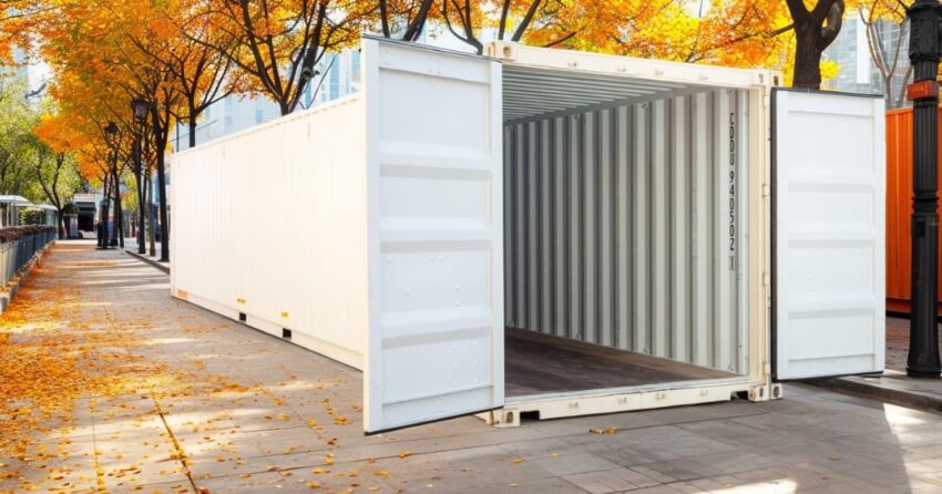 40ft container in fall