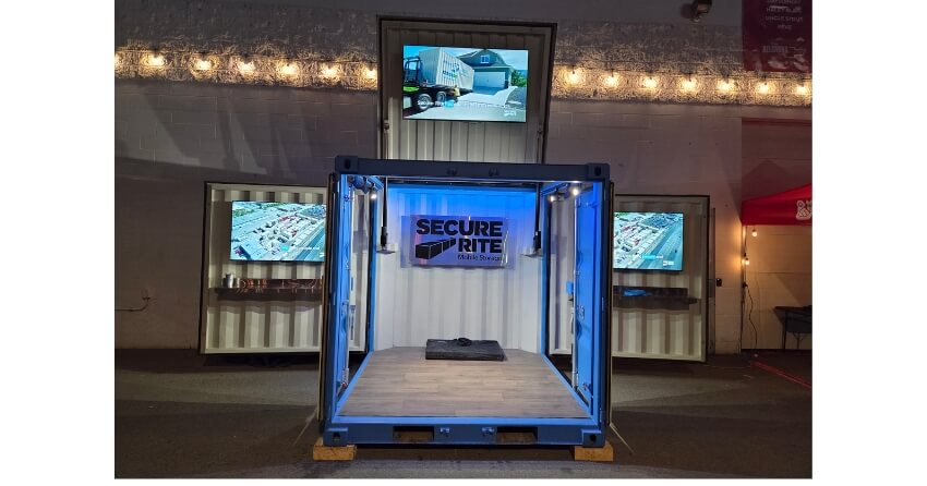 Secure-Rite Shipping Container Booth