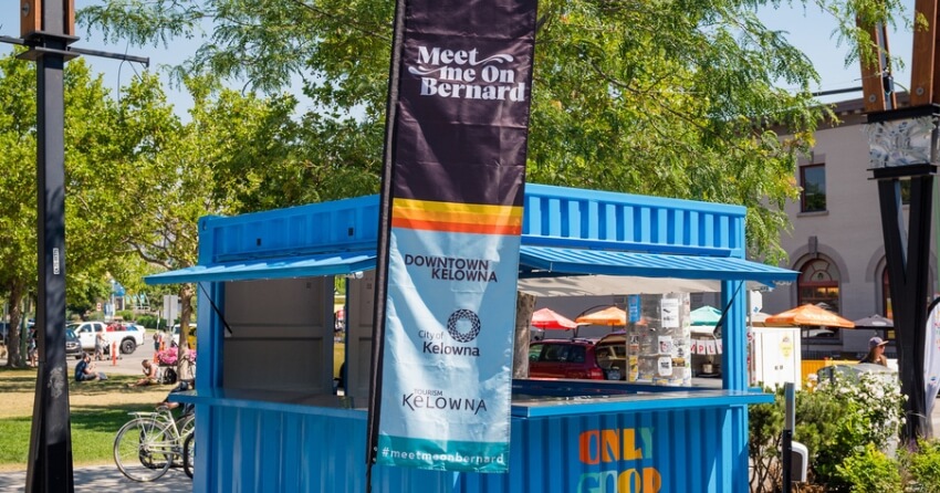 Kelowna Shipping Container Kiosk