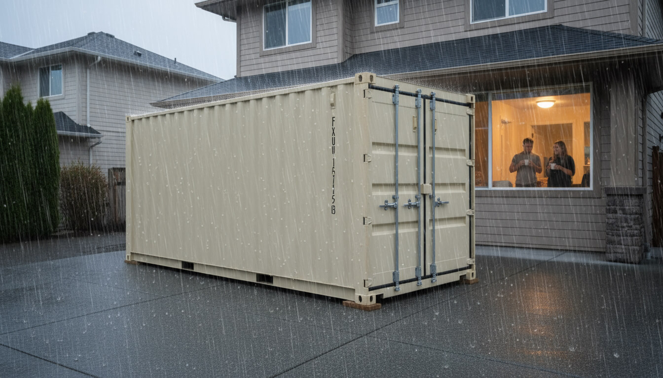 Moving container with Secure-Rite