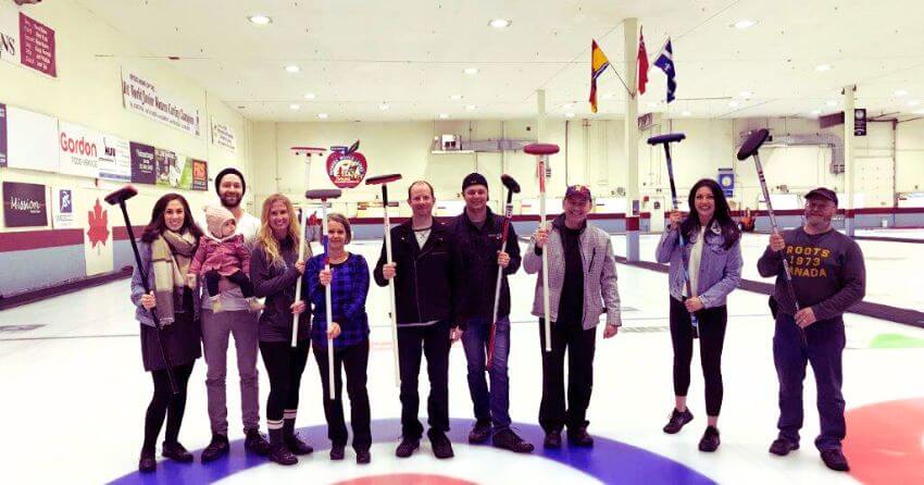 Secure-Rite Curling Team for YMCA Strong Kids 2024