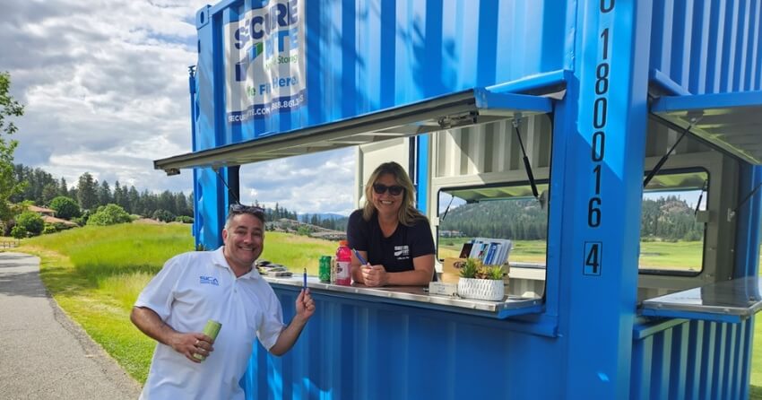 Container Kiosk at SICA Southern Interior Construction Association